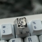 1U Titanium Alloy Artisan Keycaps Precision Pointillism for Mechanical Keyboard -Frieren